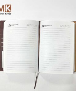 Mẫu sổ da A5 công ty Nguyên Bảo Tín Logistics