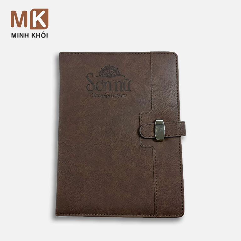 in sổ còng bìa da