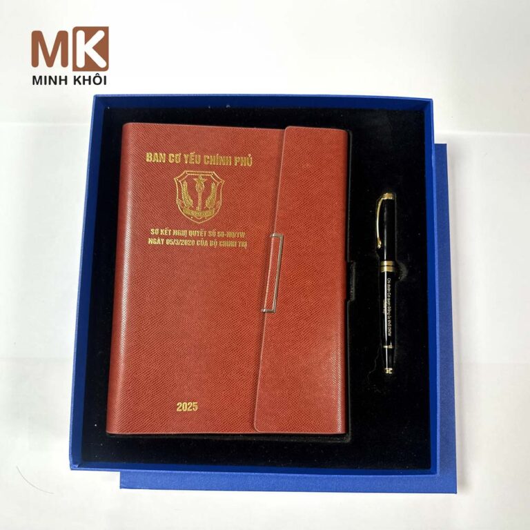 In sổ da Ba cơ yếu chính phủ