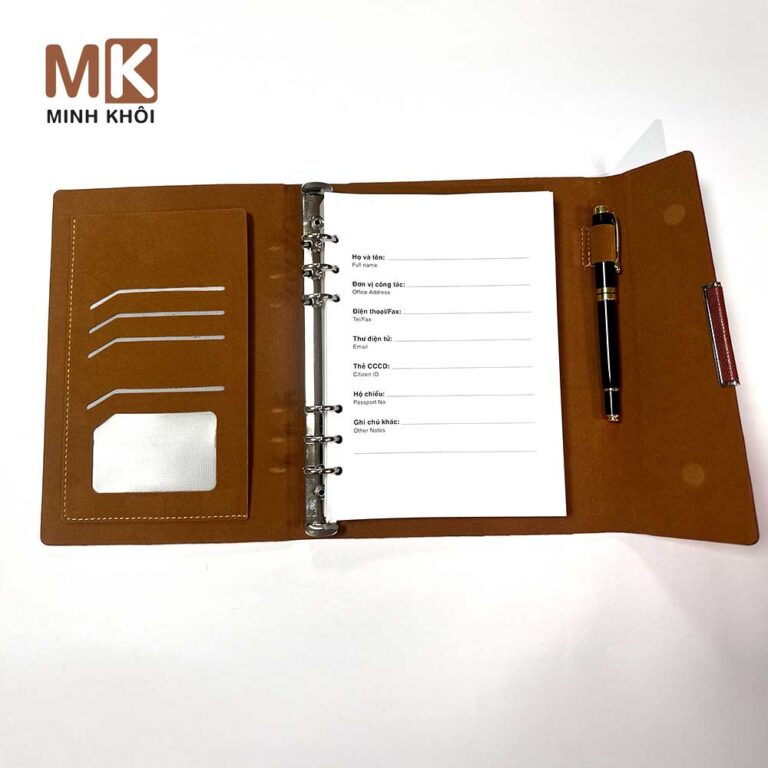 In sổ da Ba cơ yếu chính phủ