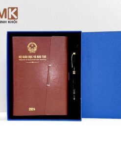 In sổ da quà tặng cao cấp Bộ giáo dục và đào tạo