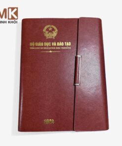 In sổ da quà tặng cao cấp Bộ giáo dục và đào tạo