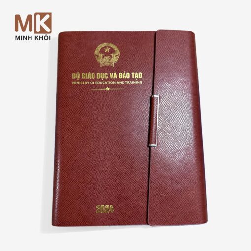 In sổ da quà tặng cao cấp Bộ giáo dục và đào tạo