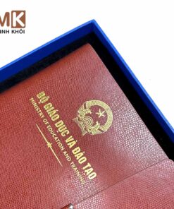 In sổ da quà tặng cao cấp Bộ giáo dục và đào tạo