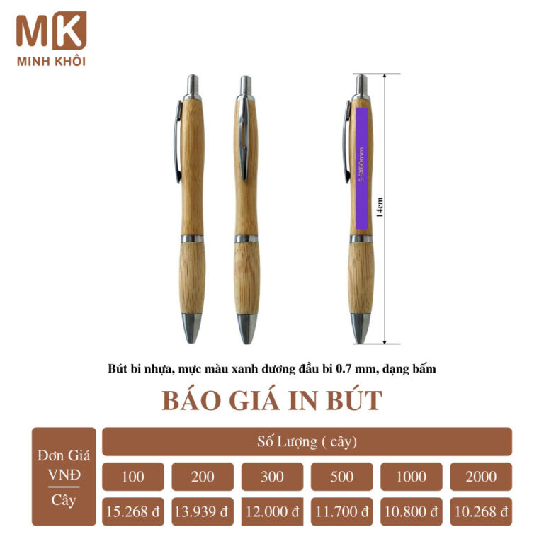 In Bút Bi, Bút Chì, Bút Ký Giá Rẻ