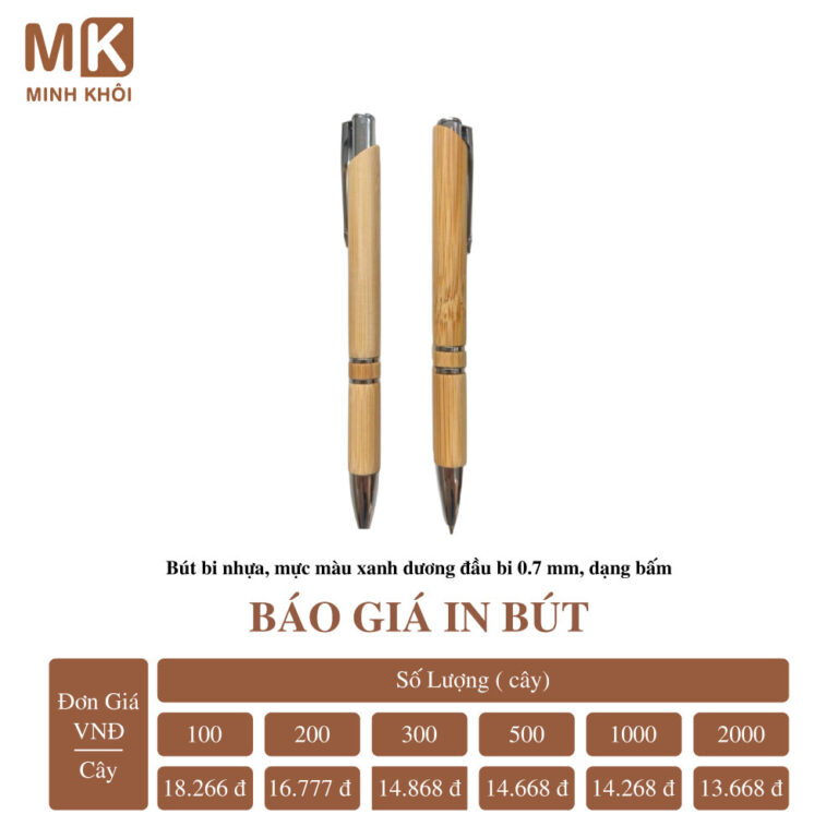 In Bút Bi, Bút Chì, Bút Ký Giá Rẻ