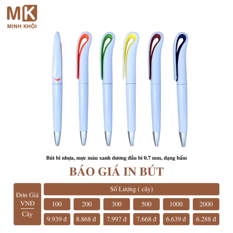 In Bút Bi, Bút Chì, Bút Ký Giá Rẻ