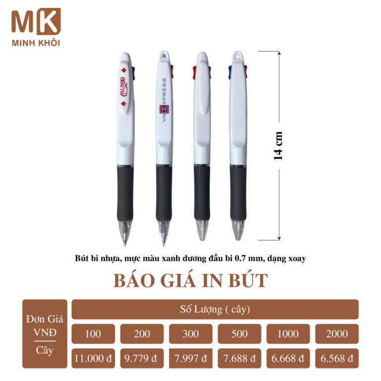 In Bút Bi, Bút Chì, Bút Ký Giá Rẻ