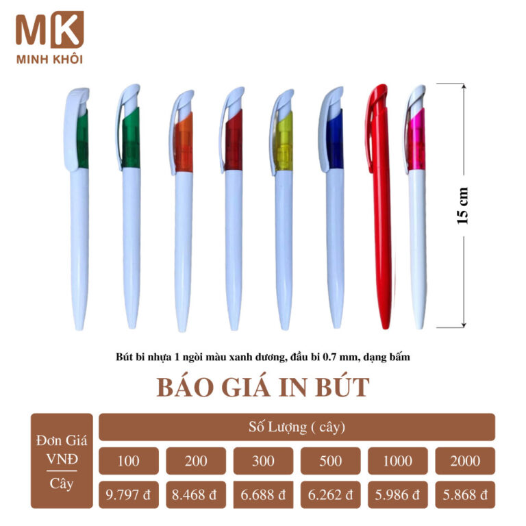 In Bút Bi, Bút Chì, Bút Ký Giá Rẻ