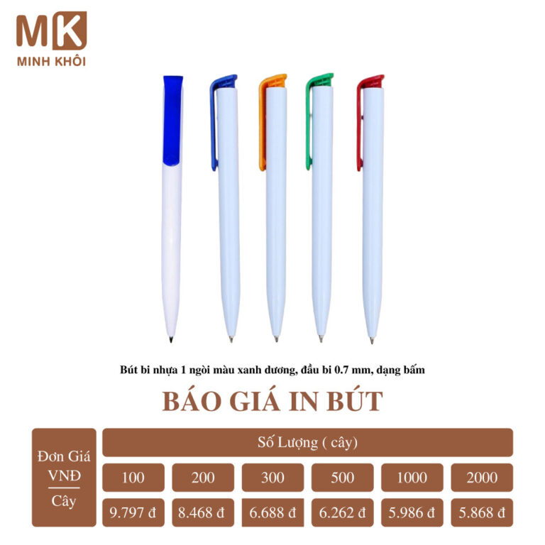 In Bút Bi, Bút Chì, Bút Ký Giá Rẻ