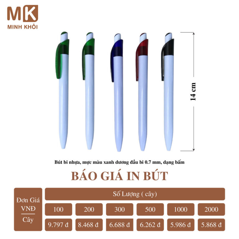 In Bút Bi, Bút Chì, Bút Ký Giá Rẻ