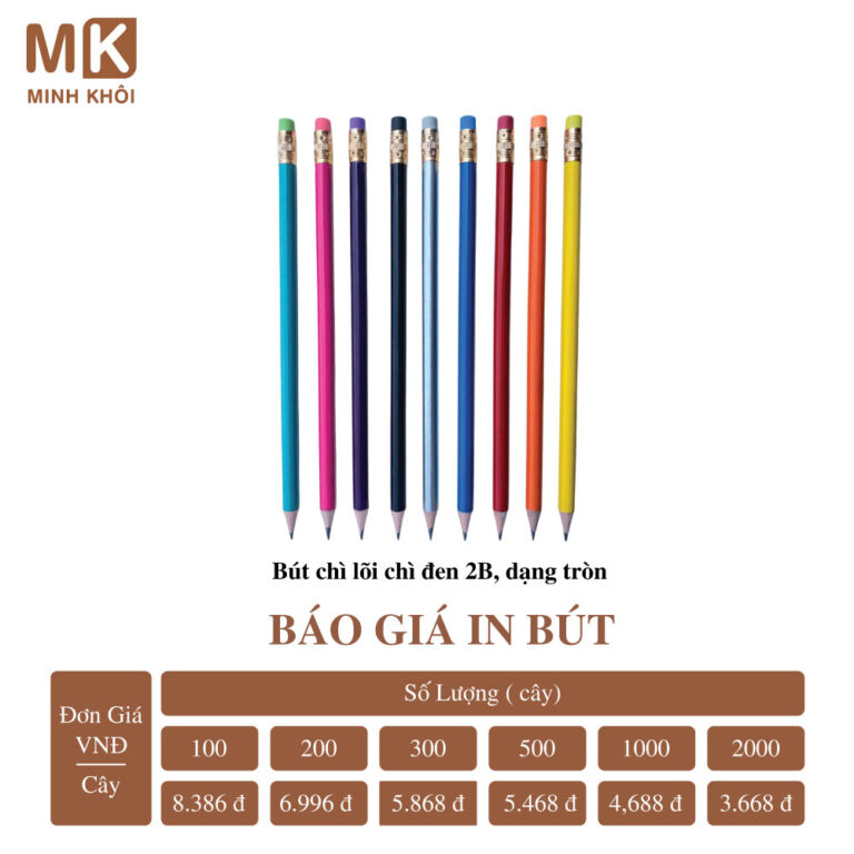 In Bút Bi, Bút Chì, Bút Ký Giá Rẻ