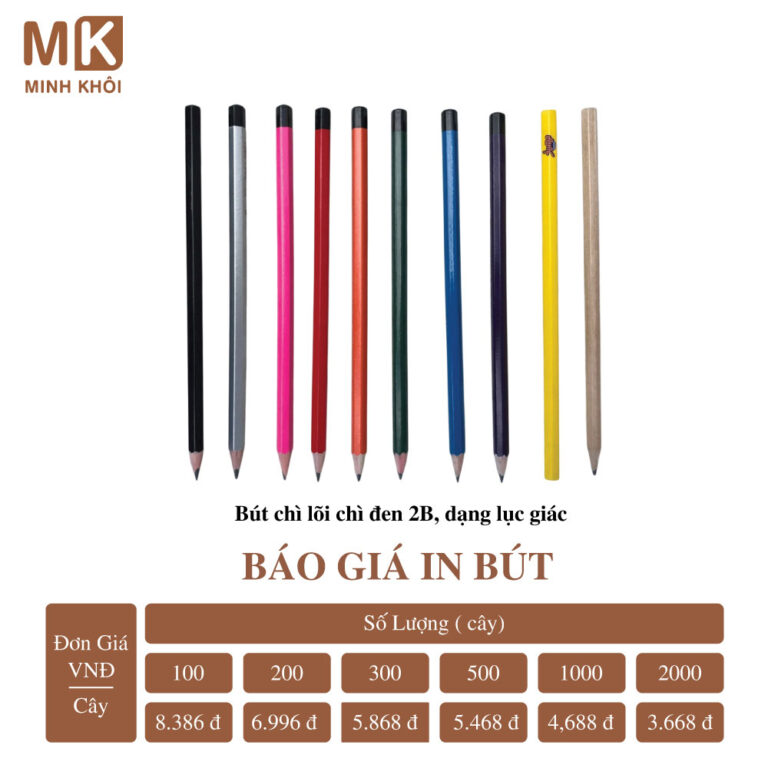 In Bút Bi, Bút Chì, Bút Ký Giá Rẻ