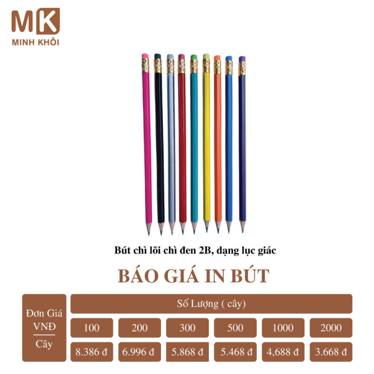 In Bút Bi, Bút Chì, Bút Ký Giá Rẻ