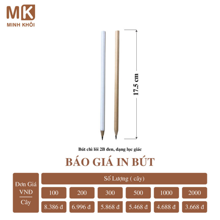 In Bút Bi, Bút Chì, Bút Ký Giá Rẻ