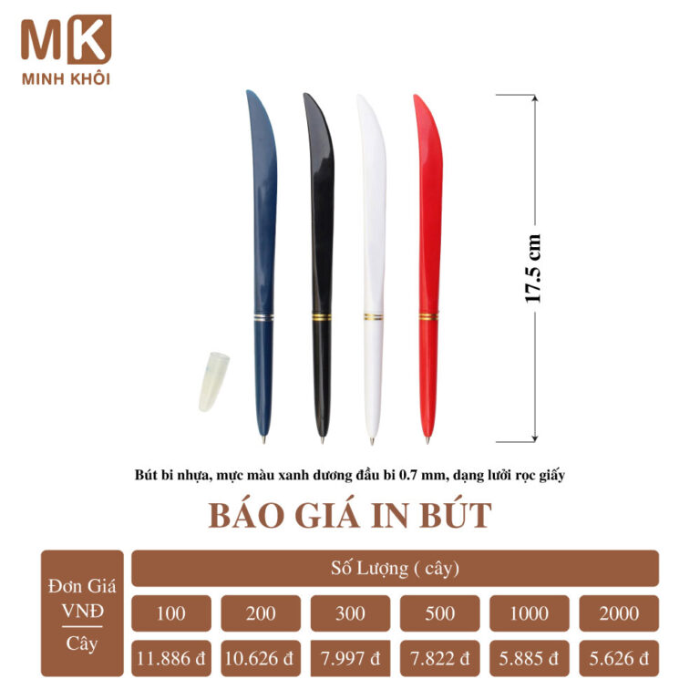 In Bút Bi, Bút Chì, Bút Ký Giá Rẻ