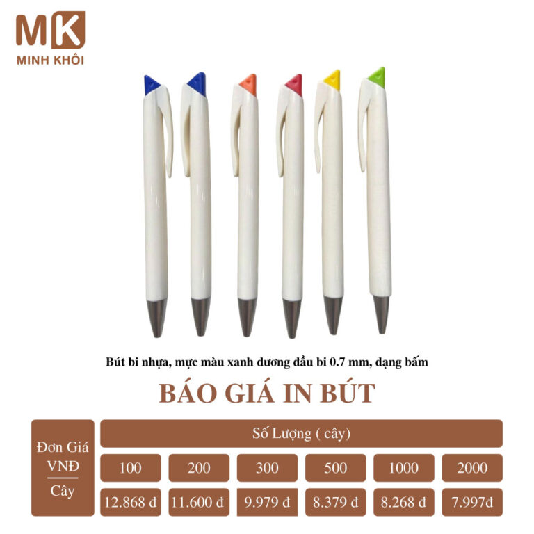 In Bút Bi, Bút Chì, Bút Ký Giá Rẻ