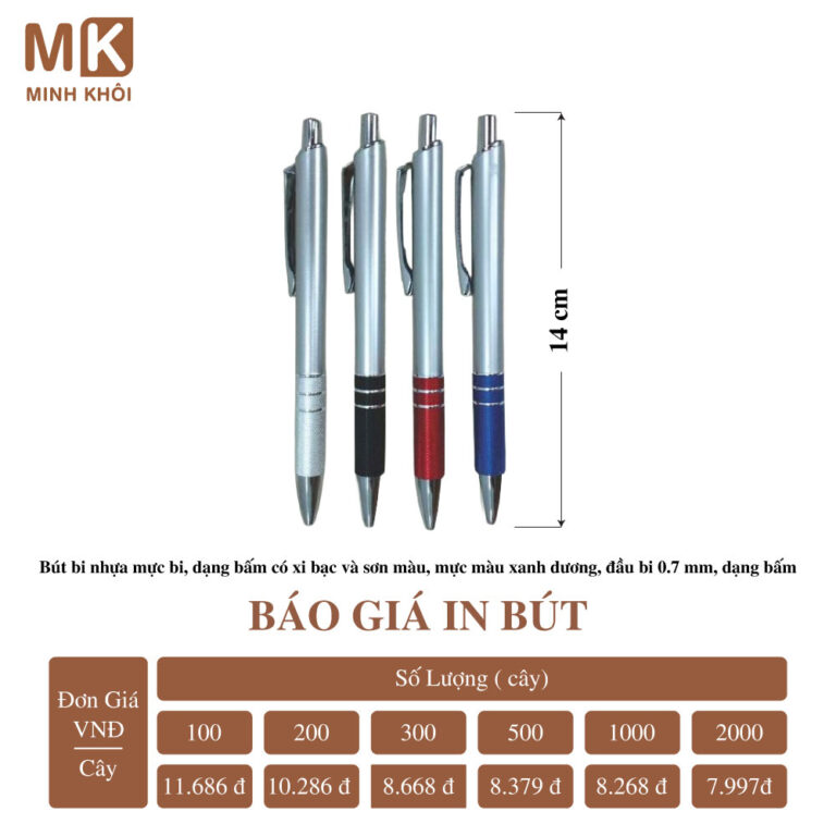 In Bút Bi, Bút Chì, Bút Ký Giá Rẻ