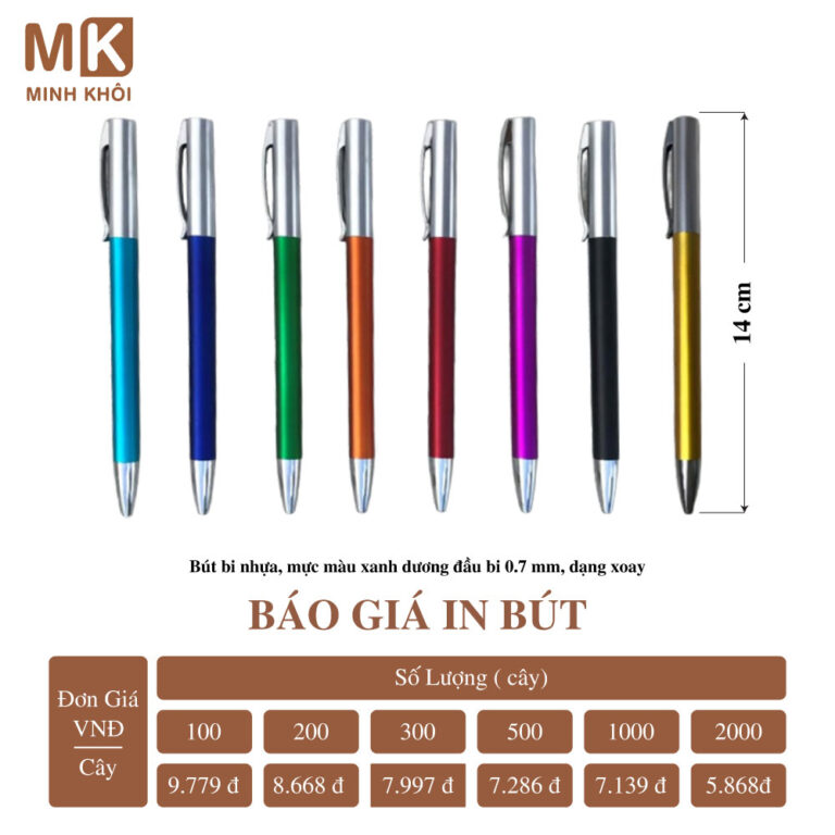 In Bút Bi, Bút Chì, Bút Ký Giá Rẻ