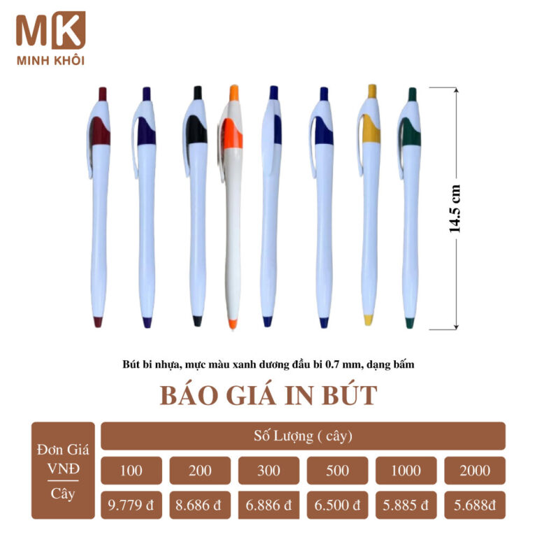 In Bút Bi, Bút Chì, Bút Ký Giá Rẻ