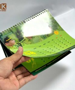 lịch để bàn in hình theo yêu cầu