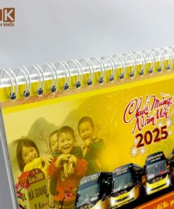 Mẫu lịch tết để bàn nhà xe Bằng Phấn