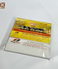 Mẫu lịch tết để bàn nhà xe Bằng Phấn