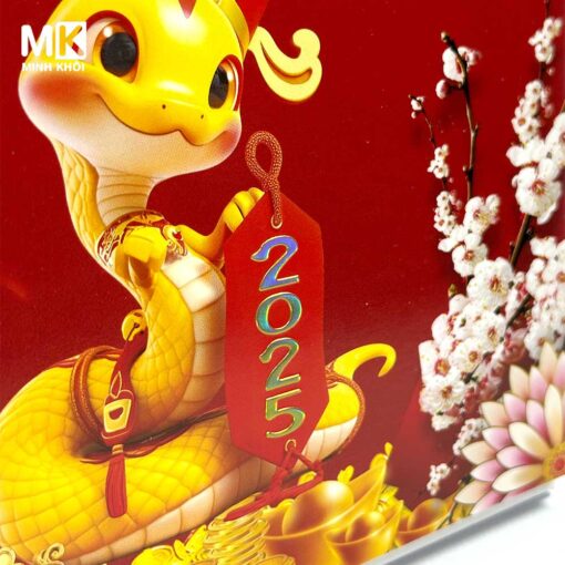 Mẫu lịch để bàn chữ A công ty thép Minh Cường