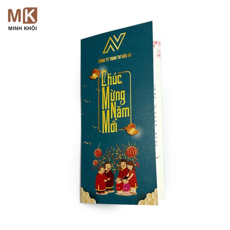 Mẫu thiệp tết cao cấp