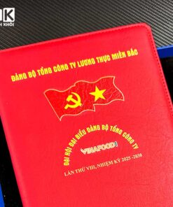 sổ tay đảng viên bìa da