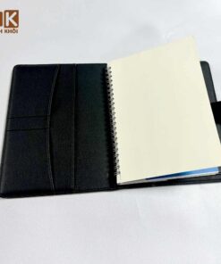 Sổ bìa da A4 cao cấp cho công ty công nghệ