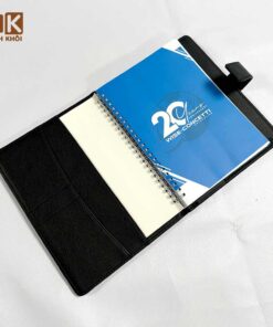 Sổ bìa da A4 cao cấp cho công ty công nghệ