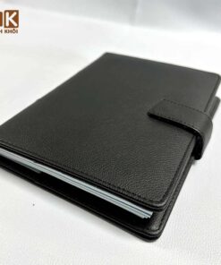 Sổ bìa da A4 cao cấp cho công ty công nghệ