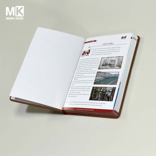 Sổ da quà tặng Tập đoàn xây dựng Minh Đức