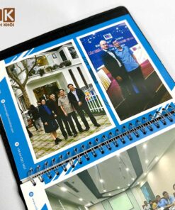 Sổ bìa da A4 cao cấp cho công ty công nghệ