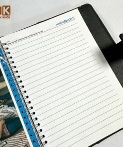 Sổ bìa da A4 cao cấp cho công ty công nghệ