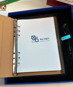 sổ da quà tặng Âu Việt