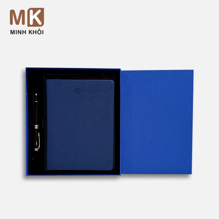 Sổ tay bìa da quà tặng