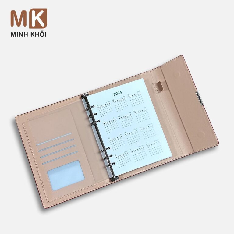 Sổ còng bìa da cao cấp