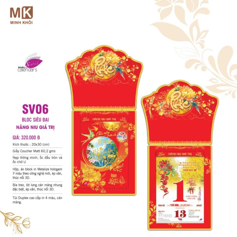 in lịch tết bloc