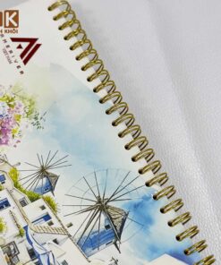 Mẫu lịch tết để bàn chữ A công ty Ameriver