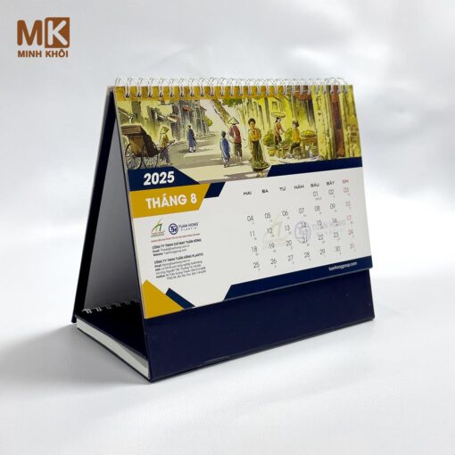 mẫu lịch tết để bàn công ty tuấn hồng group