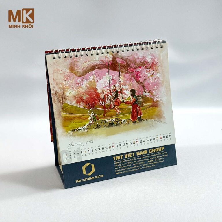 in lịch tết để bàn