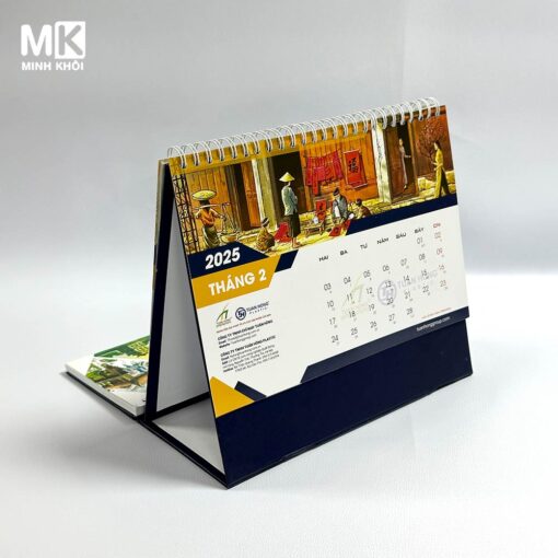 mẫu lịch tết để bàn công ty tuấn hồng group