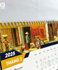 mẫu lịch tết để bàn công ty tuấn hồng group