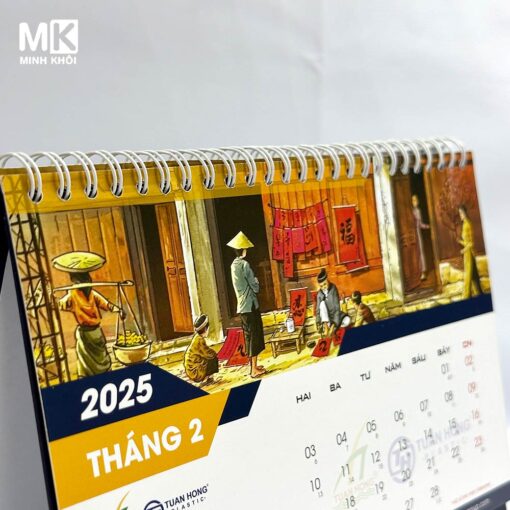 mẫu lịch tết để bàn công ty tuấn hồng group