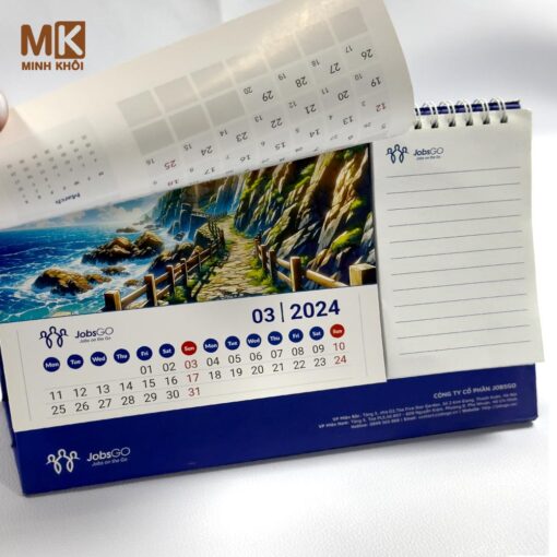 In lịch tết để bàn doanh nghiệp