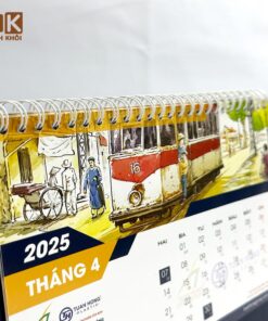 mẫu lịch tết để bàn công ty tuấn hồng group